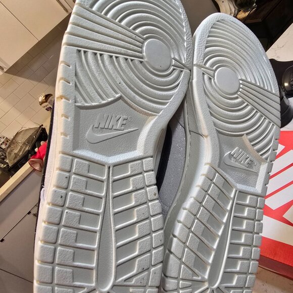 Nike Dunk Low SE White Suede Black Mens Size 10 Womens 11.5 HQ3502-100 NEW - Picture 8 of 13